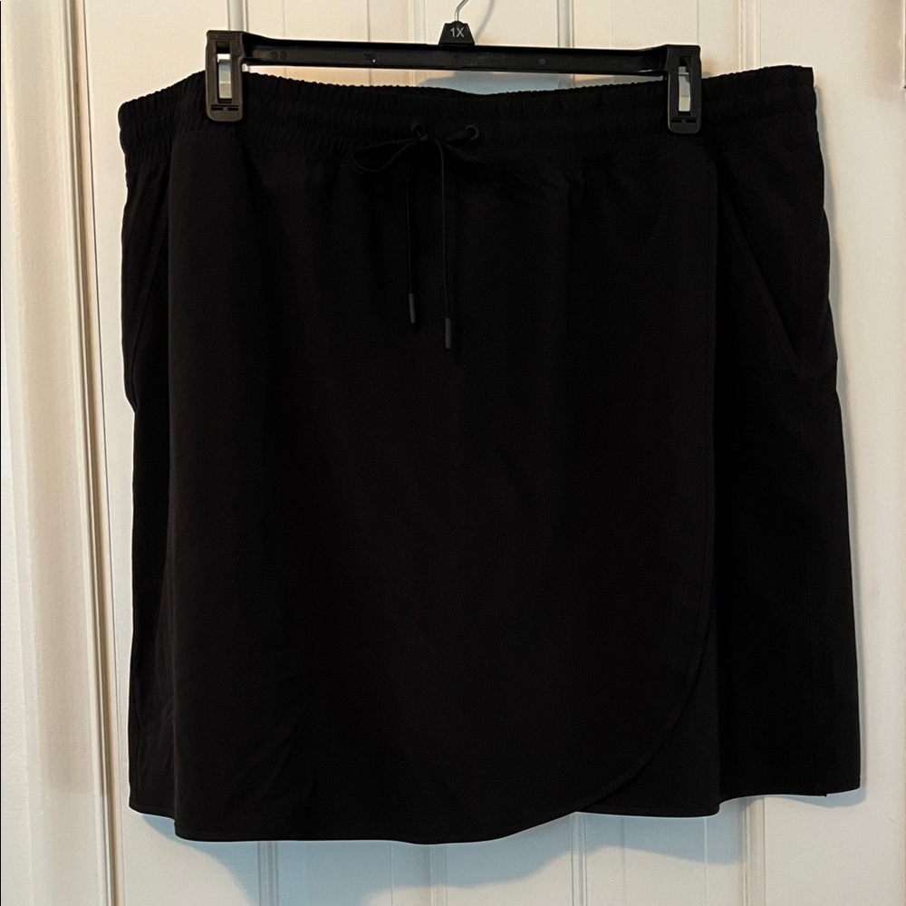 MTA Sport Black Athletic Skort